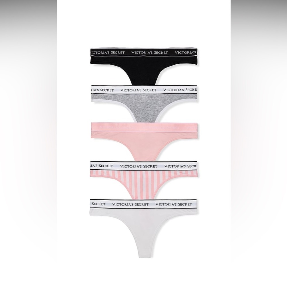 Victoria's Secret womens Underwear Collection - Black, Gray, Pink, White